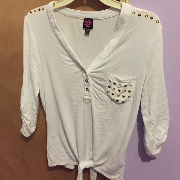 White bebe shirt
