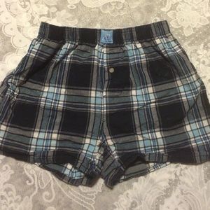 Plaid Boxer Sleep Shorts