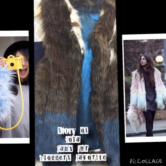 Story Of Lola Shaggy Faux Vest HP🎉lawless Style🎉