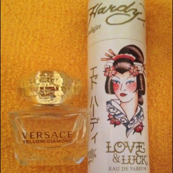 Ed hardy love and luck/Versace perfume