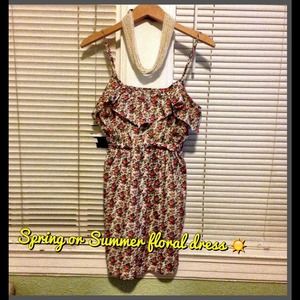 Floral spring or summer dress 👗