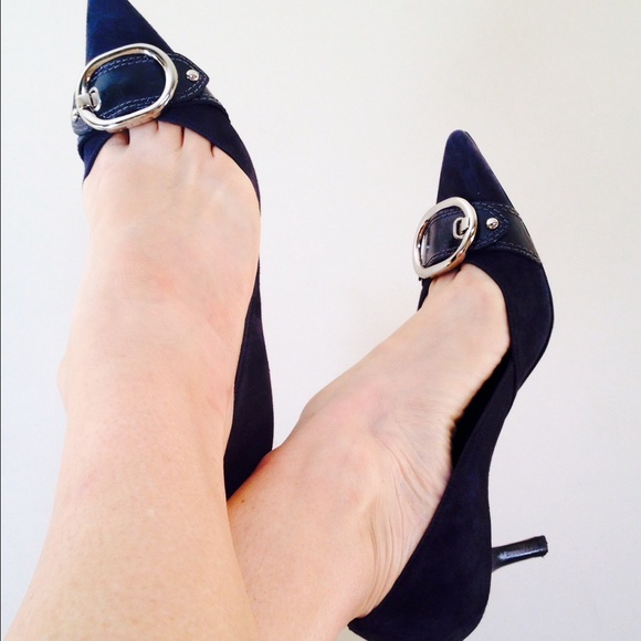 Ann Taylor Shoes - Like new grey suede pumps