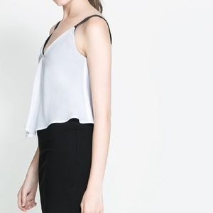ZARA - Two toned bib dress