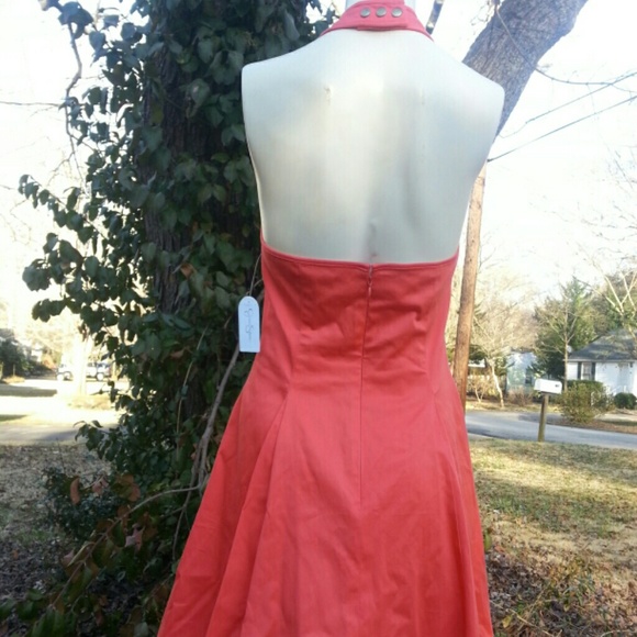 Jessica Simpson halter fit n flare - Picture 2 of 4