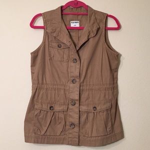 Old Navy Jackets & Coats - Old Navy Khaki Cargo Vest, Size S Old Navy Jackets & Coats - Old Navy Khaki Cargo Vest, Size S