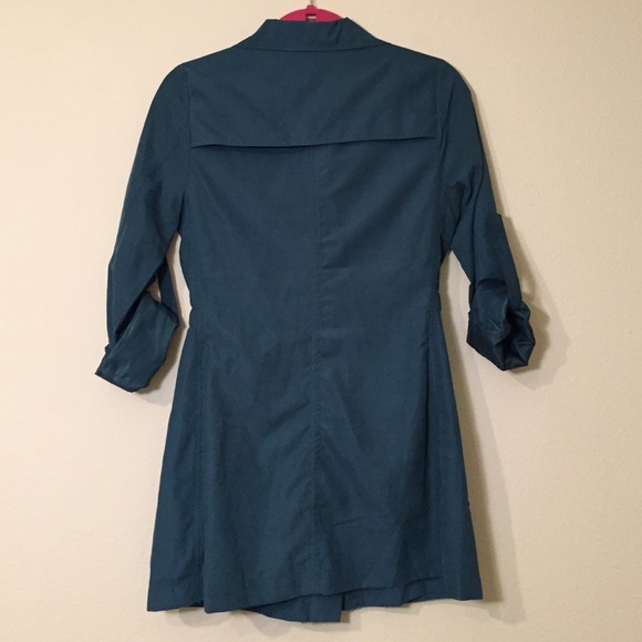 Forever 21 Jackets & Coats - Forever 21 Dark Teal Trench Style Jacket Size Sm Forever 21 Jackets & Coats - Forever 21 Dark Teal Trench Style Jacket Size Sm