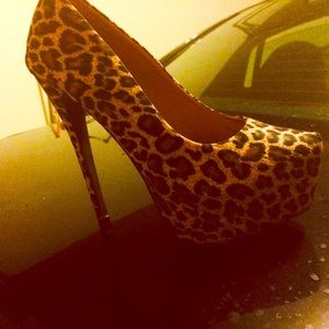 Leopard print shoes