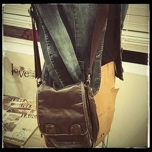 Diesel cross body brown bag