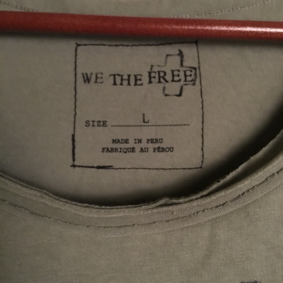 Free People army green layered tank - Picture 2 of 4