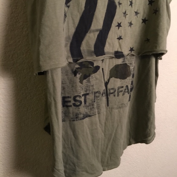 Free People army green layered tank - Picture 3 of 4