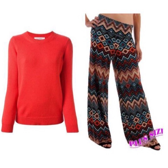 🌺️HP 2/27🌺GORGEOUS AZTEC PALAZZOS! - Picture 2 of 3