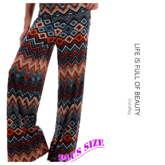 🌺️HP 2/27🌺GORGEOUS AZTEC PALAZZOS! - Picture 3 of 3