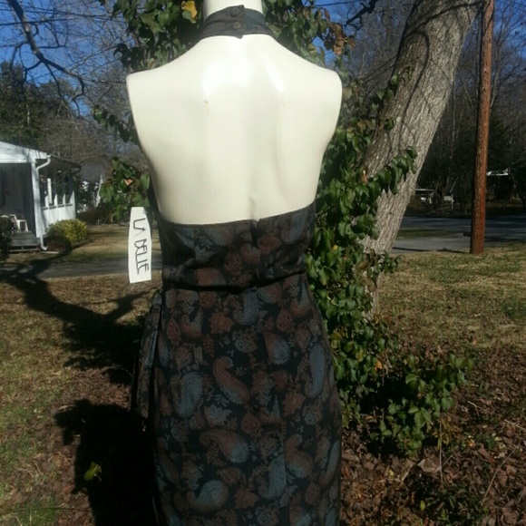 La Belle halter wrap dress - Picture 3 of 4