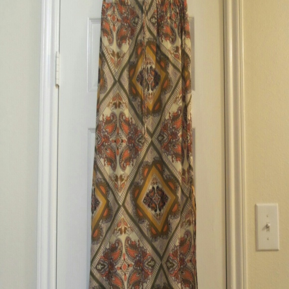 Long free boho skirt