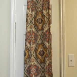 Long free boho skirt