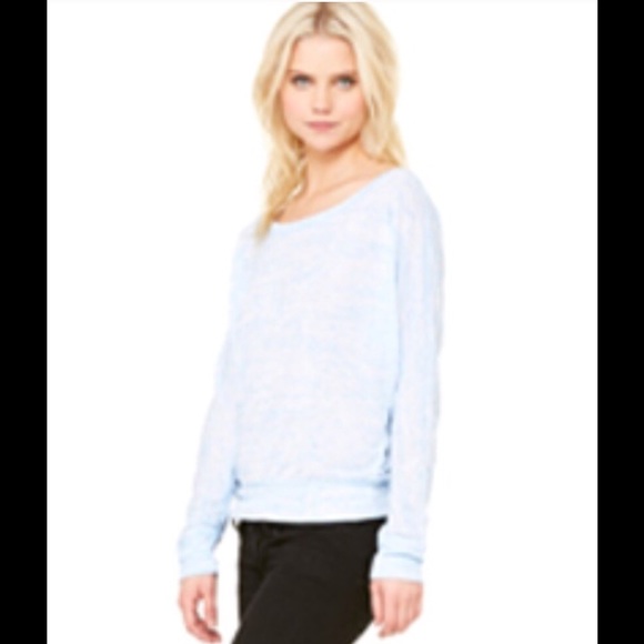 Light Blue flowy pullover