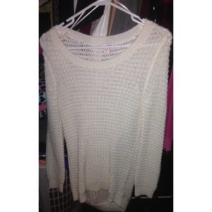 White/Cream Knit Sweater