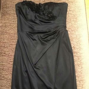Shrapless Silk black dress