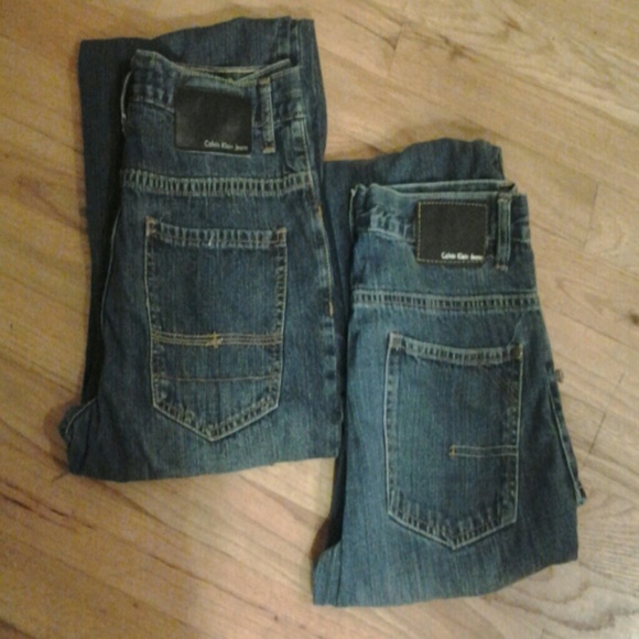 Boys size 16 Calvin Klein Bundle Denim Jeans 2 pr