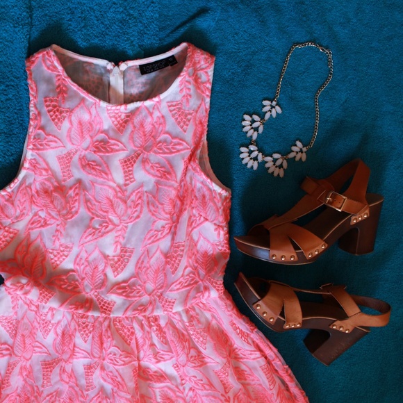 Topshop Petite Delicate Lace Dress