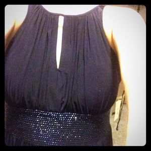 SALE!!! Navy beaded cocktail dress