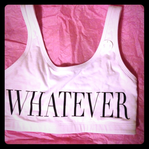 Pink by Victoria's Secret crop top sport bra