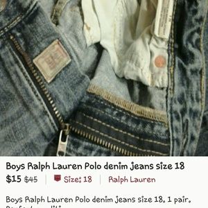 2 pairs of ralph lauren jeans for @mistypetit