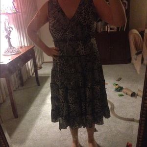 Black and Gray maxi dress from Macy's