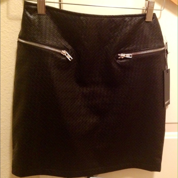 Forever 21 Dresses & Skirts - Faux leather skirt from Forever 21