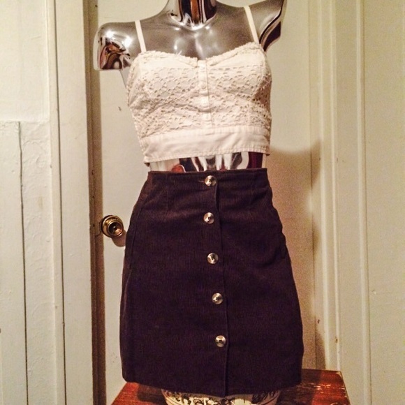 vintage corduroy skirt
