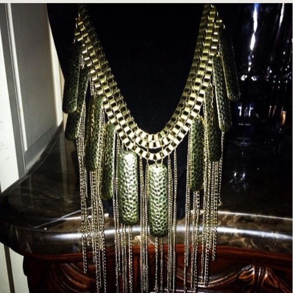 Dented Statement Necklace!! - Picture 3 of 3