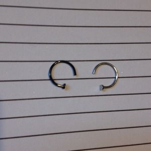 Hoop nose ring