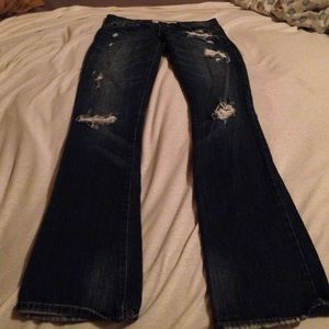 Abercrombie & Fitch distressed denim