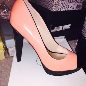 Peach diva heels