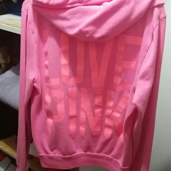 Victorias secret LOVE PINK zip up hoodie