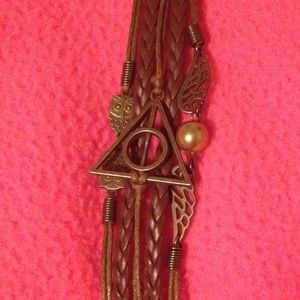 Harry Potter leather straps bracelet