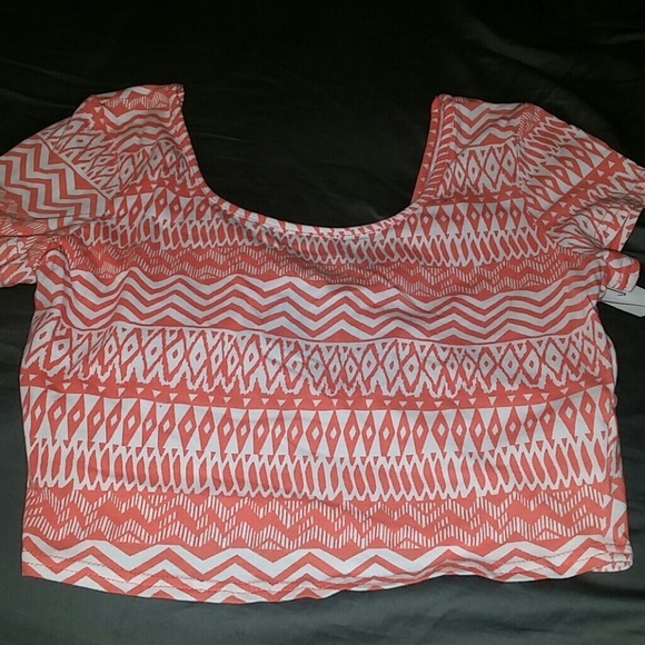 SOLD! Aztec Print Crop Top