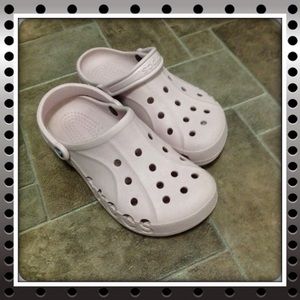 Light Pink Crocs-$7.00