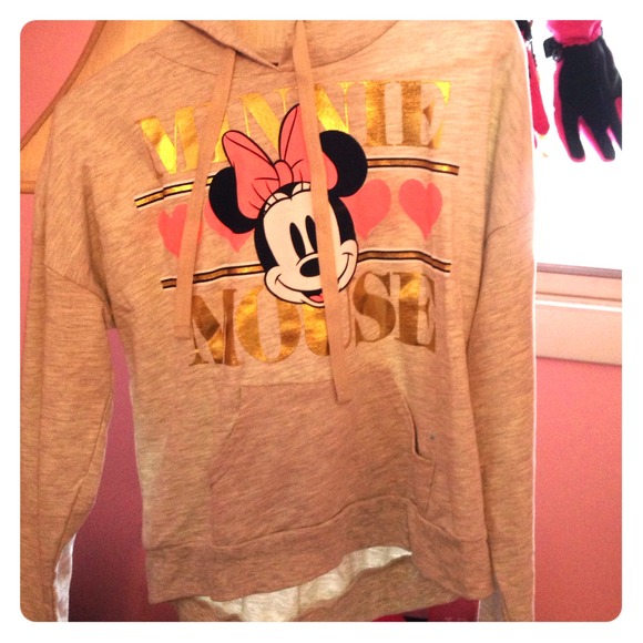 minnie mouse hooded sweatshirt