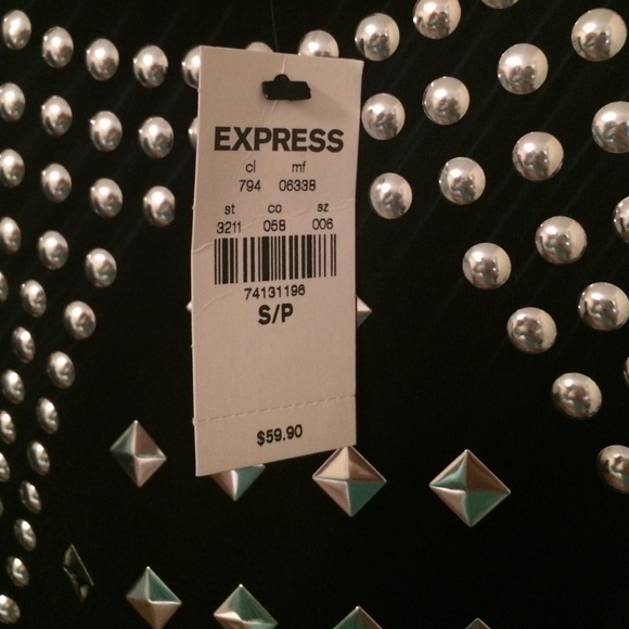 ❌❌SOLD Black Express Cocktail Dress NEW - Picture 2 of 2