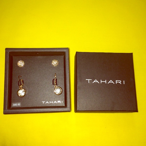 ❌ Sold!!! TAHARI Earrings! 💯% Authentic! NWT!
