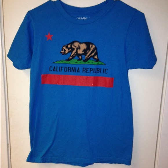 California Blue T-Shirt top