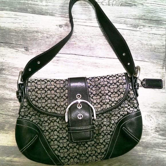 Coach Handbags - Coach handbag (black/grey)
