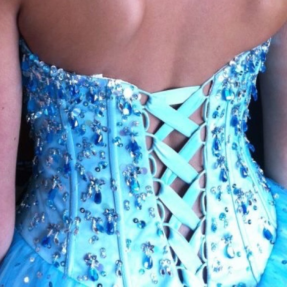 Blue Prom Dress! - Picture 3 of 4