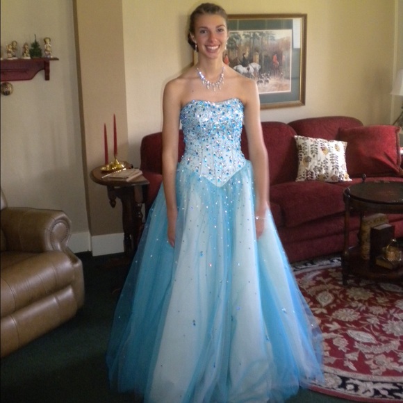Blue Prom Dress! - Picture 2 of 4