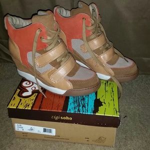 Sneaker wedges. Worn once.