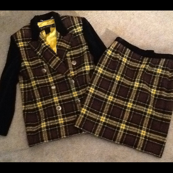 Escada Dresses & Skirts - ESCADA KILLER VINTAGE SKIRT SUIT JACKET SKIRT MINT