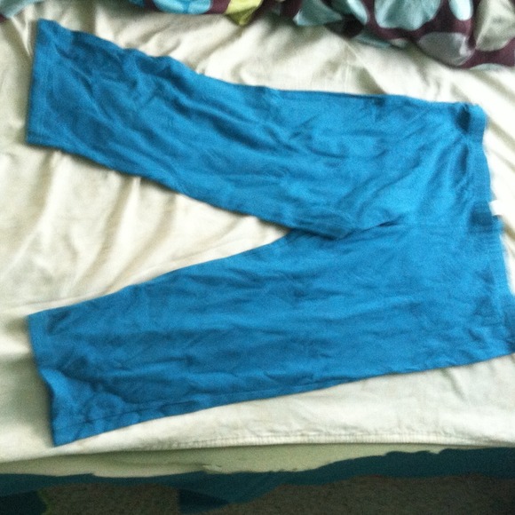 Teal Capri leggings