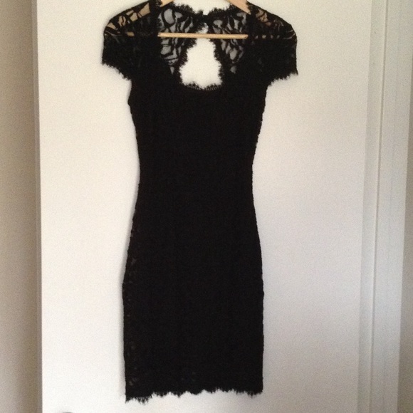 Black lace dress