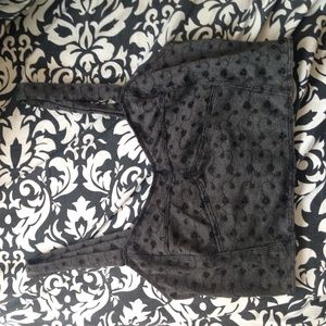 Roxy Charcoal Bralette